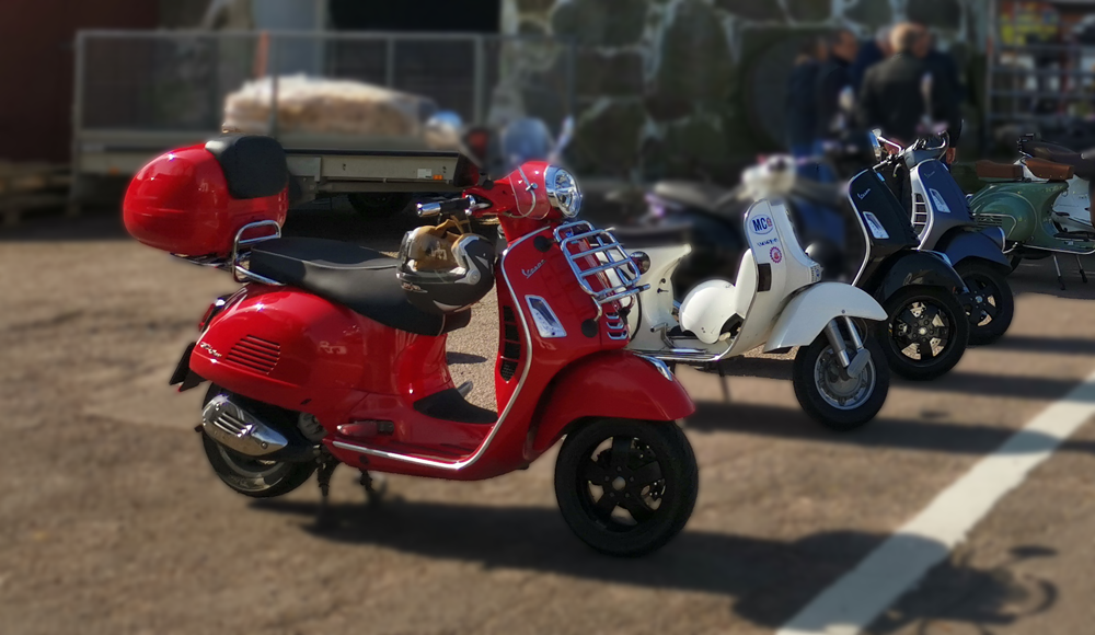 VCH ride-out 1 maj till Italienska fordonsträffen på Krapperupp slott.